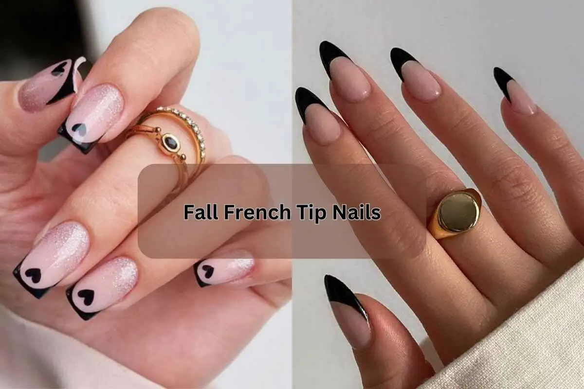 Fall French Tip Nails