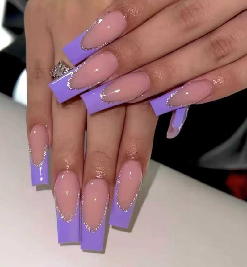 Long Light Purple French
