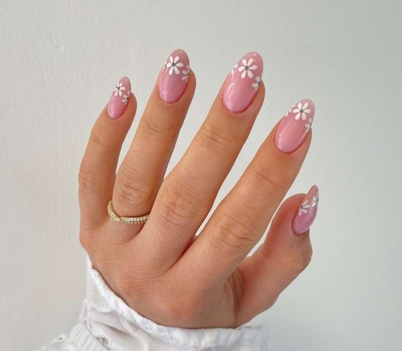 Pink Floral Frenchies