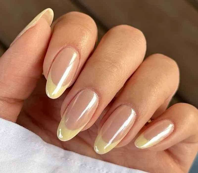 Butter Yellow Nails