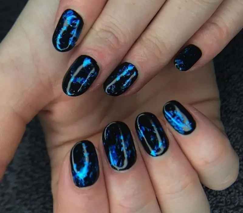 Blue and Black Ombré – A Bold Pop of Color