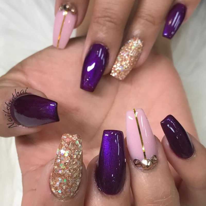 Purple & Gold