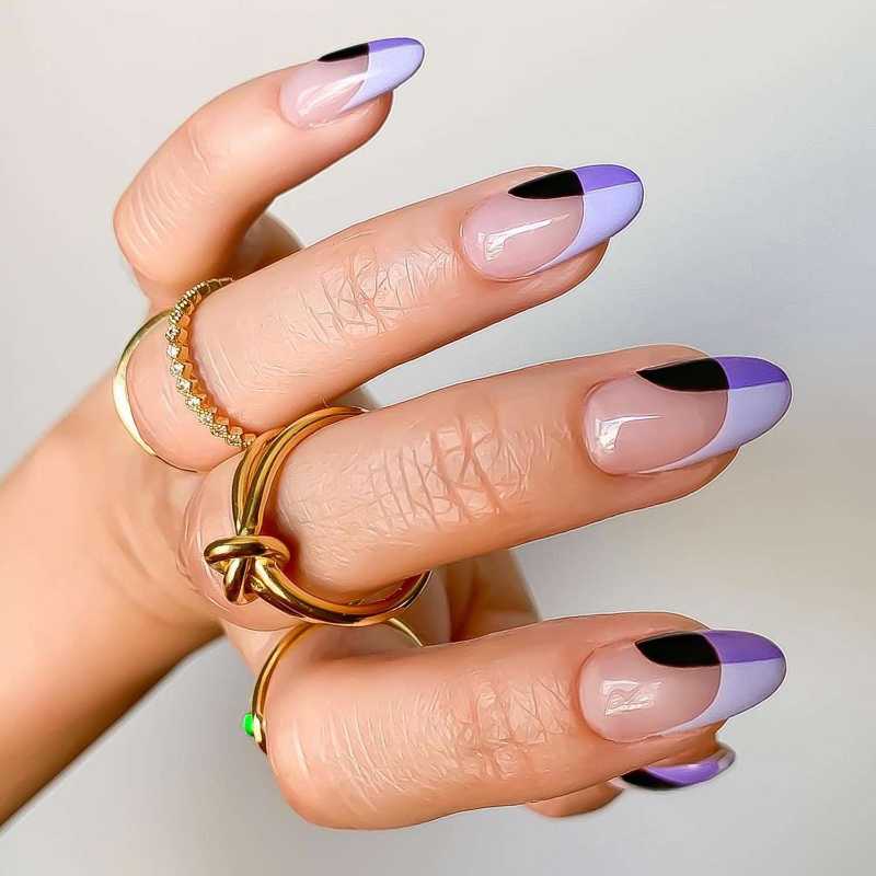 OMG Purple Nails Idea