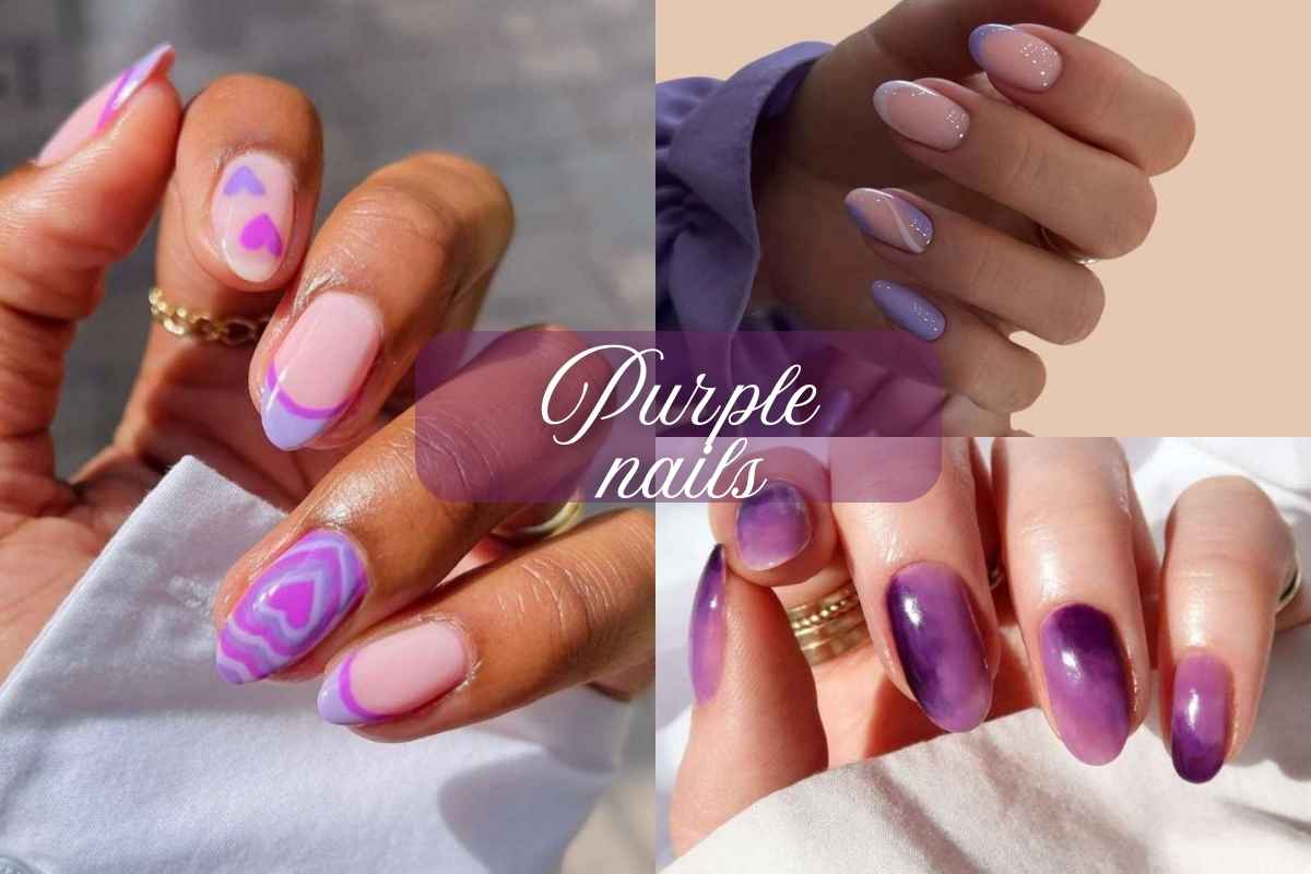 purple nails