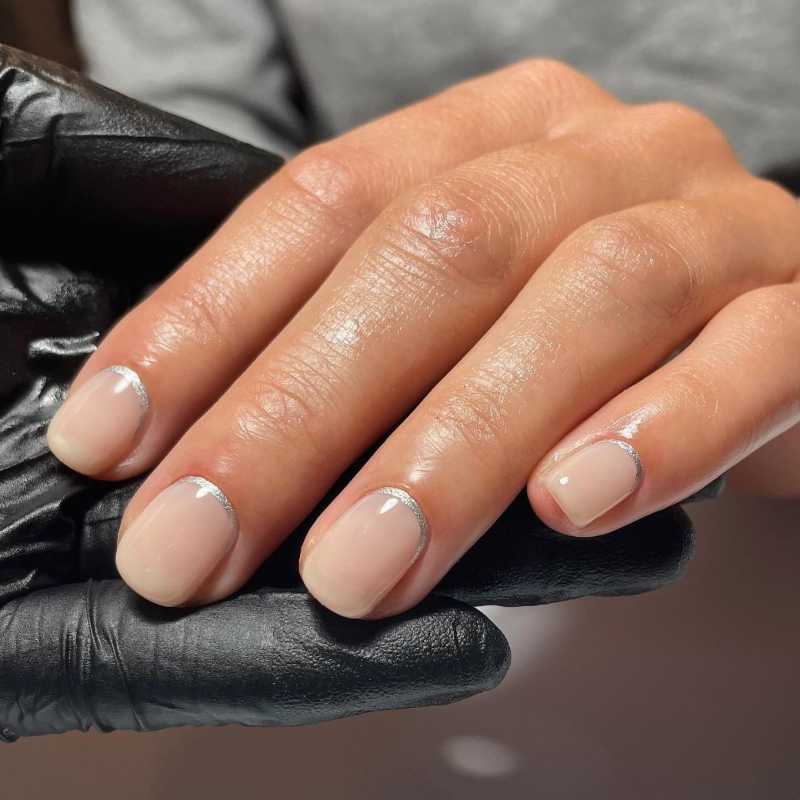 Reverse French Nails