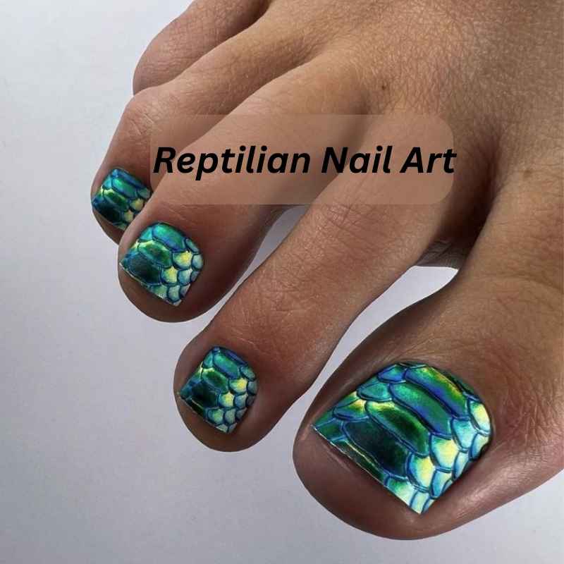 Reptilian Nail Art